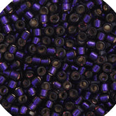 Delica 11/0 RD #0609 Dark Purple Silver Lined-Dyed 5.2g Vial
